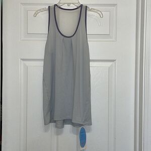 Lucky in Love light gray Dove Tank, NWT